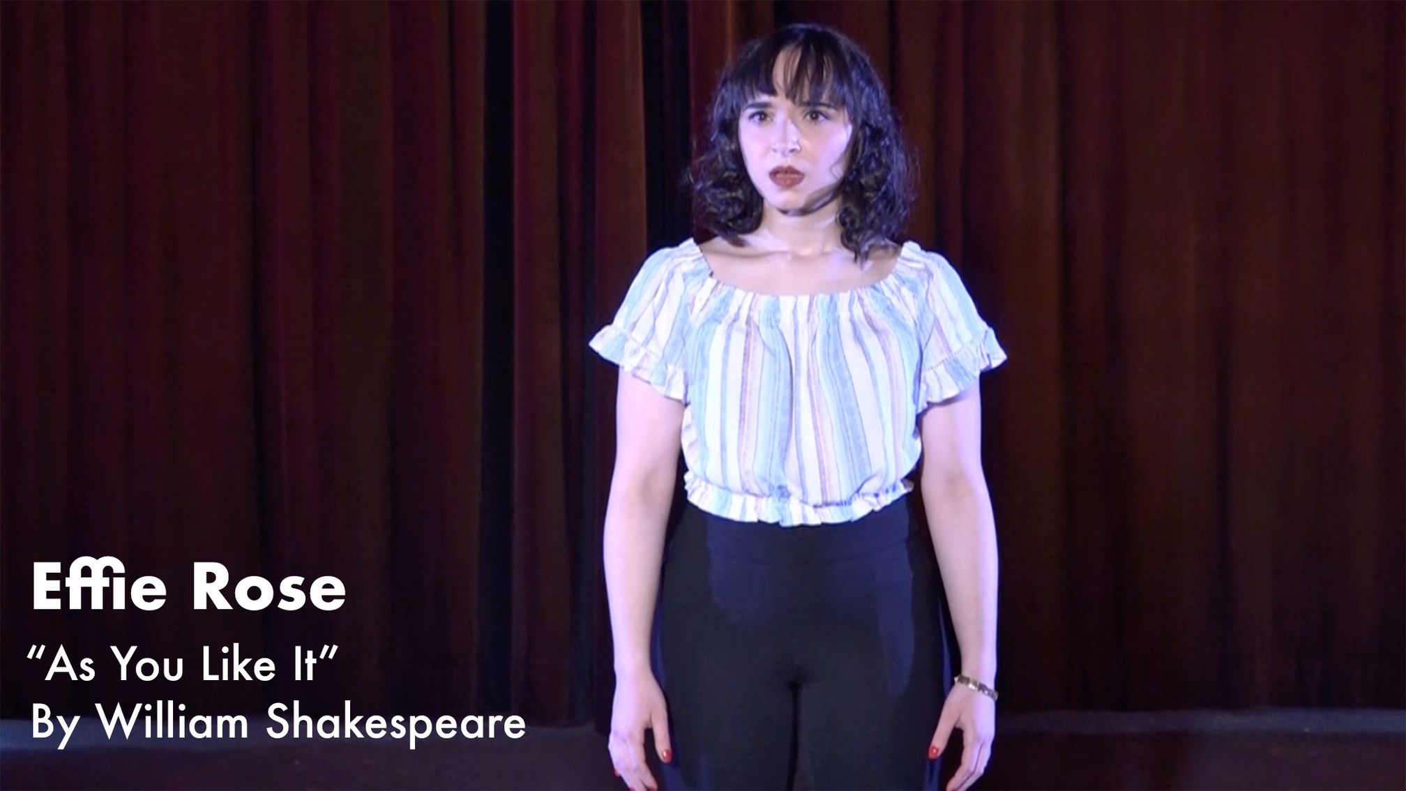 Effie Rose: As You Like It